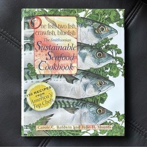 The Smithsonian Sustainable Seafood 🦞 Cookbook Hardcover Book